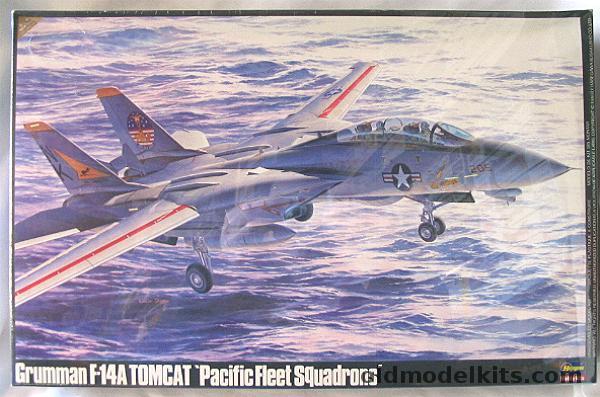 Hasegawa 1/48 F-14A Tomcat Pacific Fleets With Black Box Cockpit (Resin) / Verlinden Cockpit Detail Set (PE) - VF-21 Freelancers (2 aircraft) / VF-154 Black Knights (2 aircraft) / VF-111 Sundowners, P18 plastic model kit